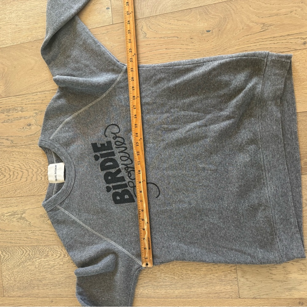 Rachel Antonoff Birdie Forever Rare Sweatshirt Grey Large - Picture 4 of 5